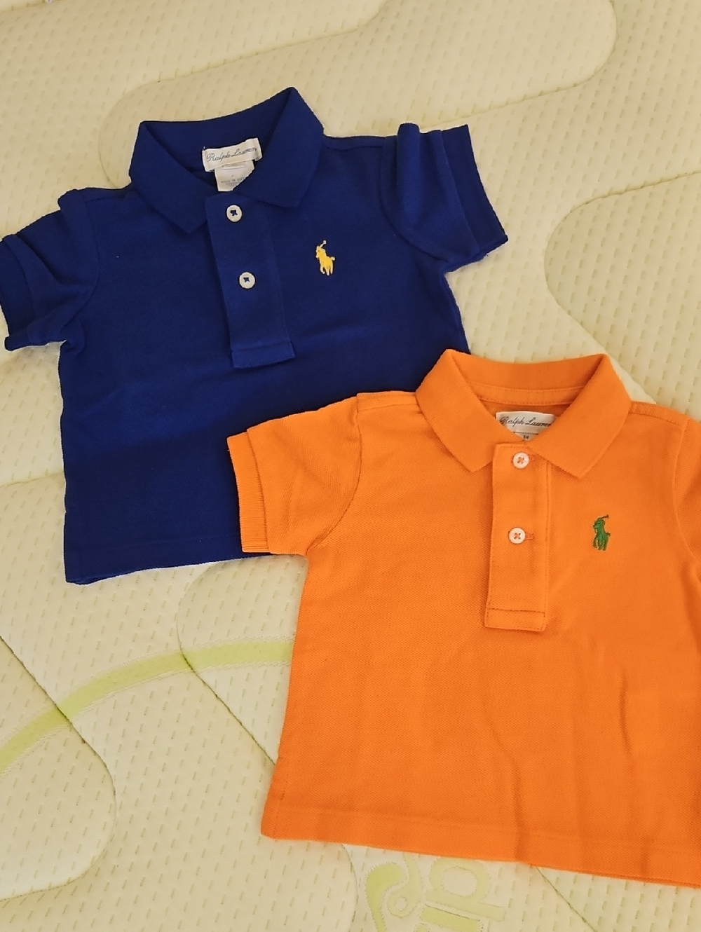 Ralph Lauren Kids Polo Set in Cobalt Blue & Bright Orange